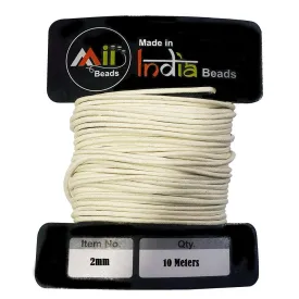 10 Meters Cotton Cords for jewelry Making 2mm