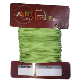 10 Meters Pack 1.5 mm Round Cotton Cord Threads Dori yarn for jewellery making