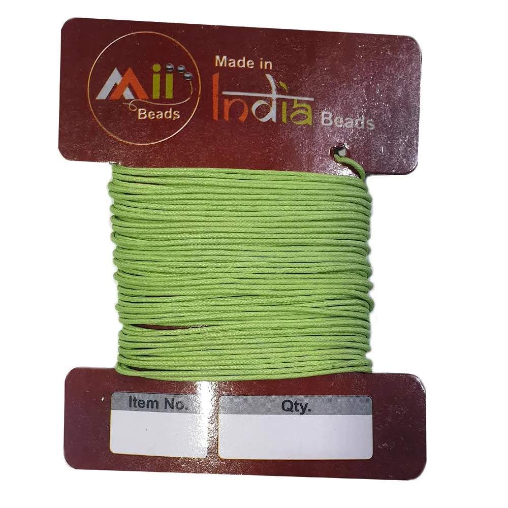 10 Meters Pack 1.5 mm Round Cotton Cord Threads Dori yarn for jewellery making