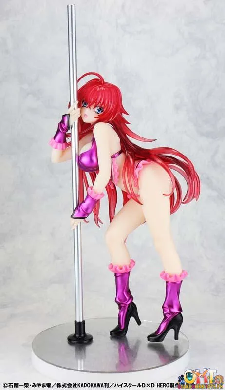 (18 ) Kaitendoh High School DxD 1/7 Rias Gremory Pole Dance Ver. Purple Color