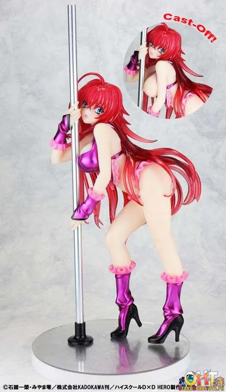 (18 ) Kaitendoh High School DxD 1/7 Rias Gremory Pole Dance Ver. Purple Color