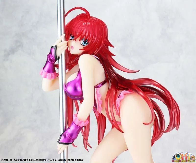 (18 ) Kaitendoh High School DxD 1/7 Rias Gremory Pole Dance Ver. Purple Color