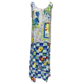 2000's Vinyette/Check Bayside Dress