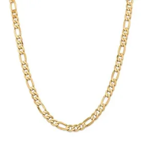 8.50mm Flat Figaro Chain Necklace