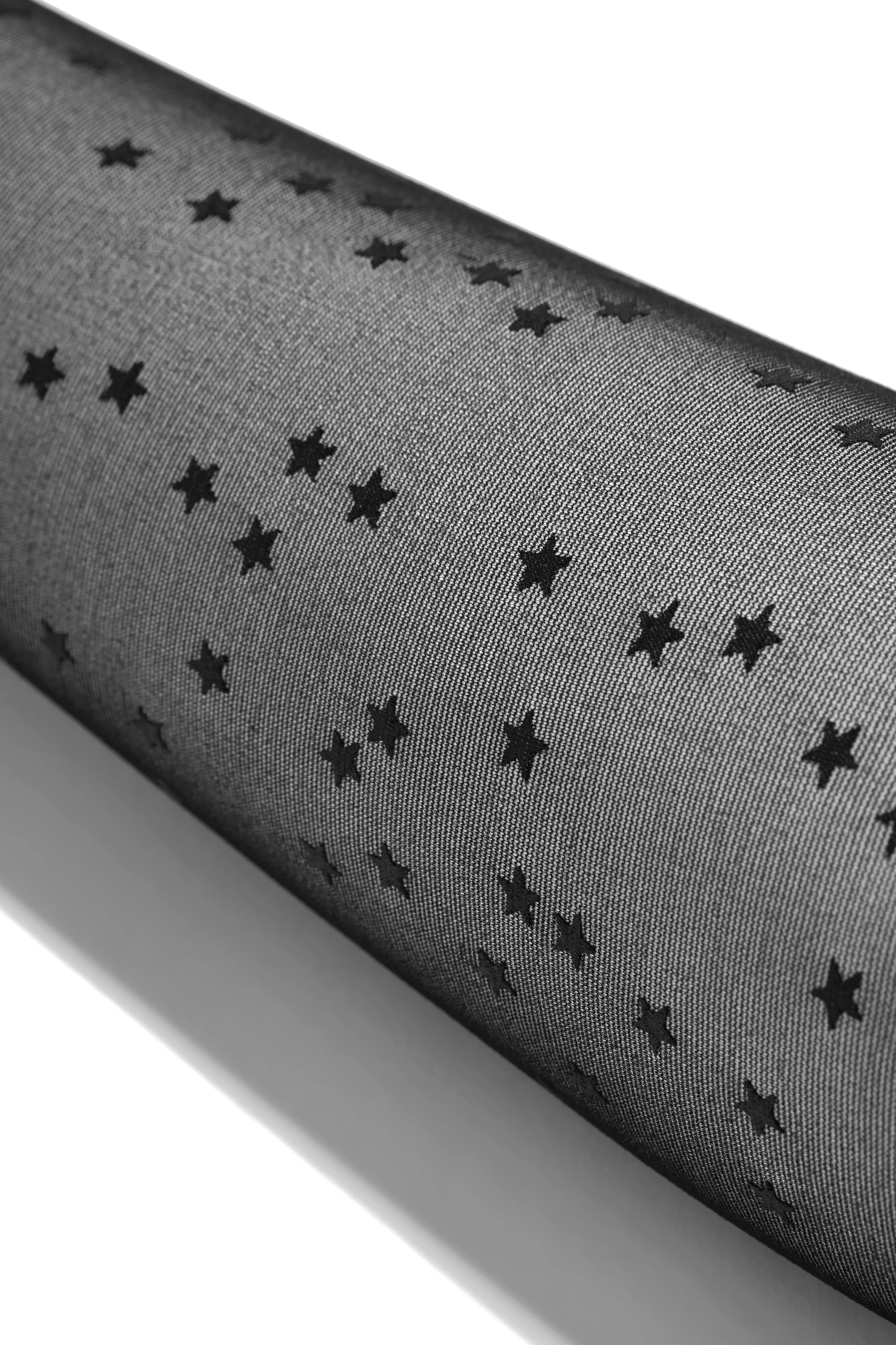 All The Stars Embroidered Mesh Tights - Black