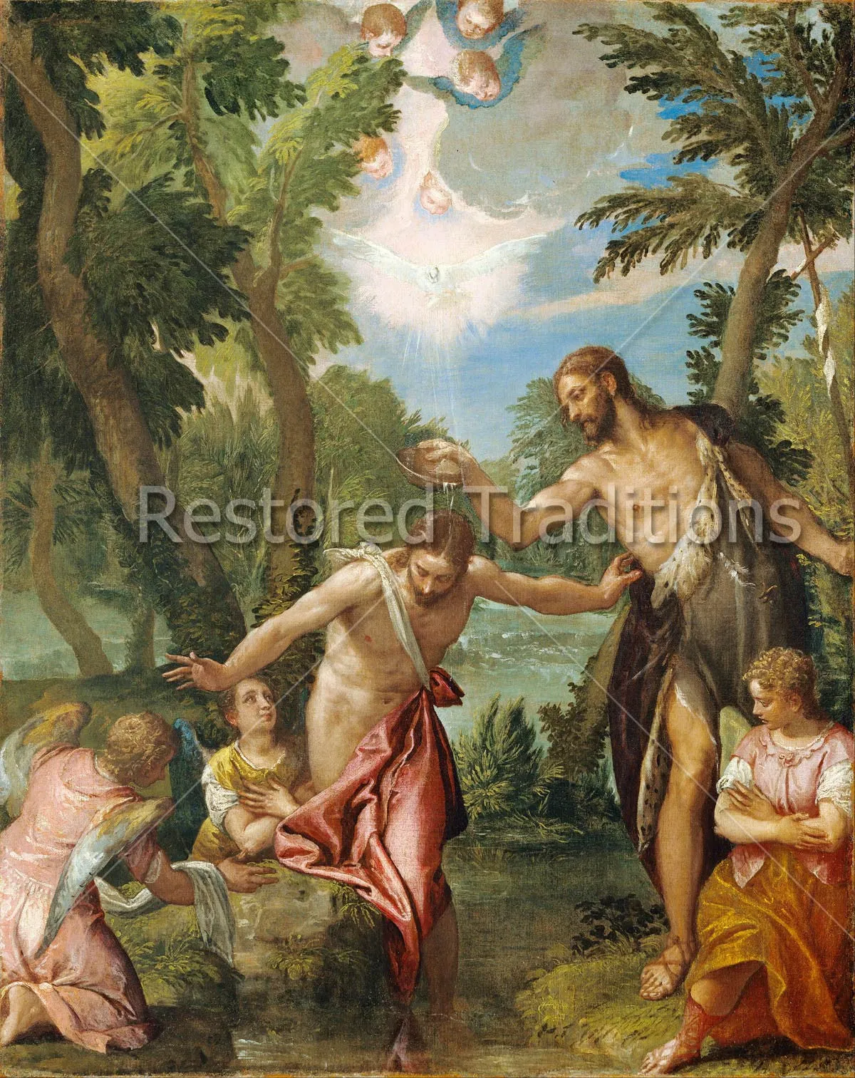 Baptism of Christ - Veronese