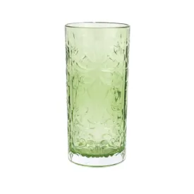 Barocco Mint Green High Ball Glass