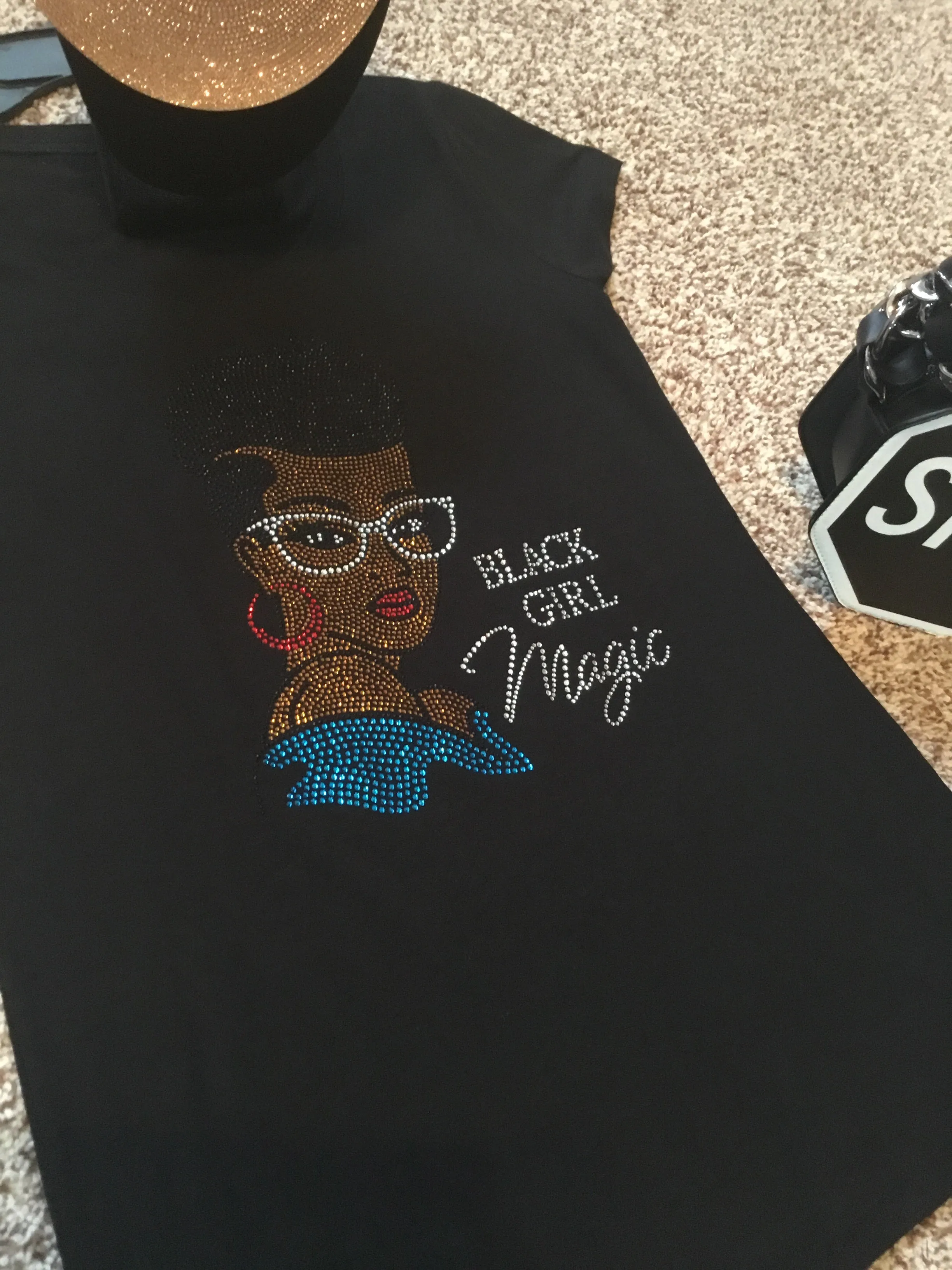 Black Girl Magic Blingy T-shirt
