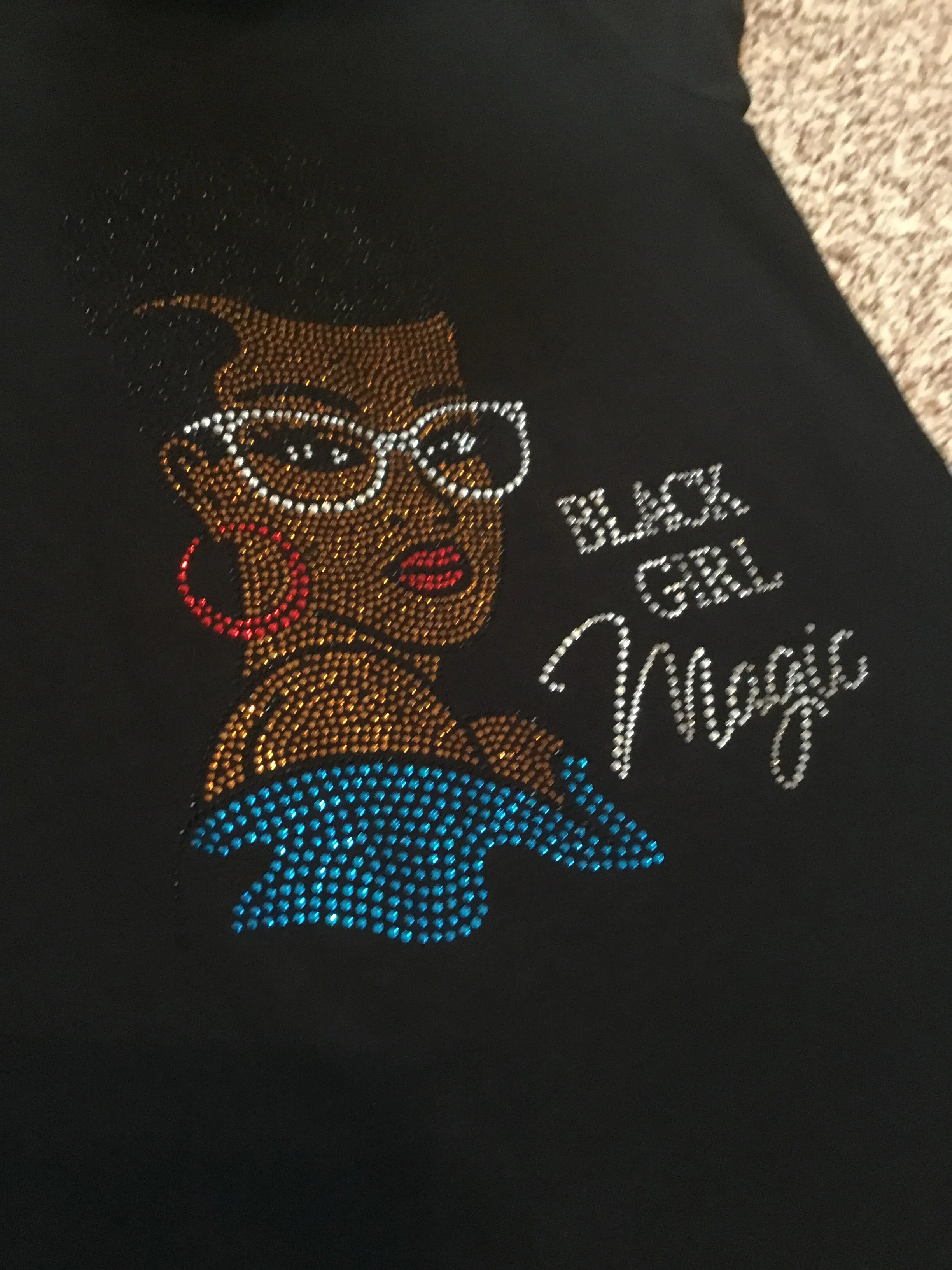 Black Girl Magic Blingy T-shirt