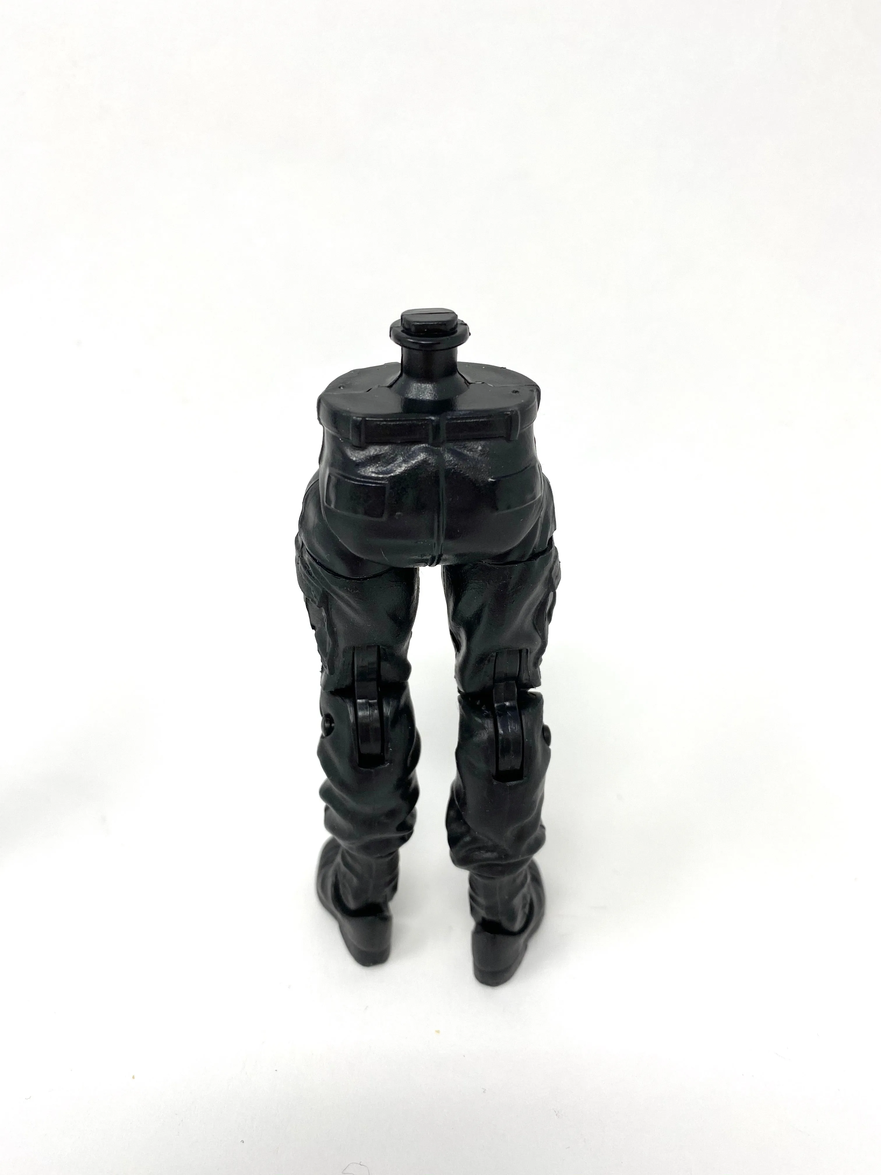 Black Shield Pants with silver belt buckle (shorter - Kurt Angle)