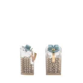 Block Heel Kit 4 Ivory Pearl Transparent