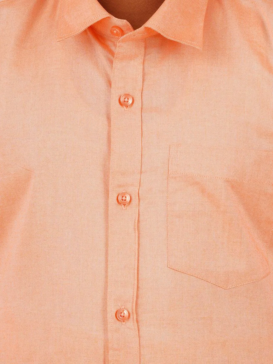 Boys Matching Dhoti & Shirt Combo Salmon OX27