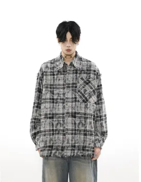 Brushed Plaid Long Sleeve Shirt