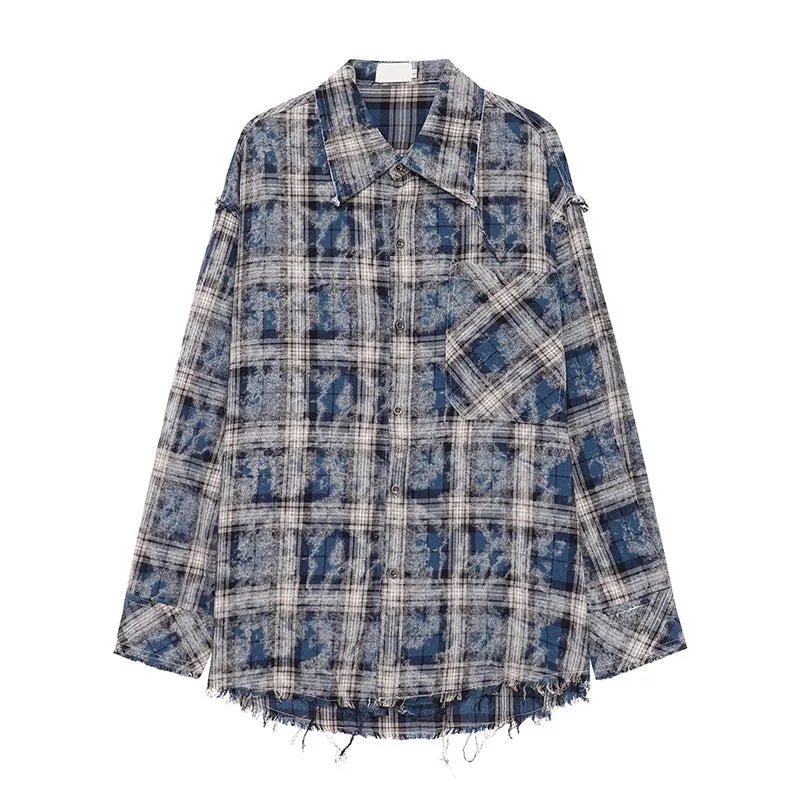 Brushed Plaid Long Sleeve Shirt