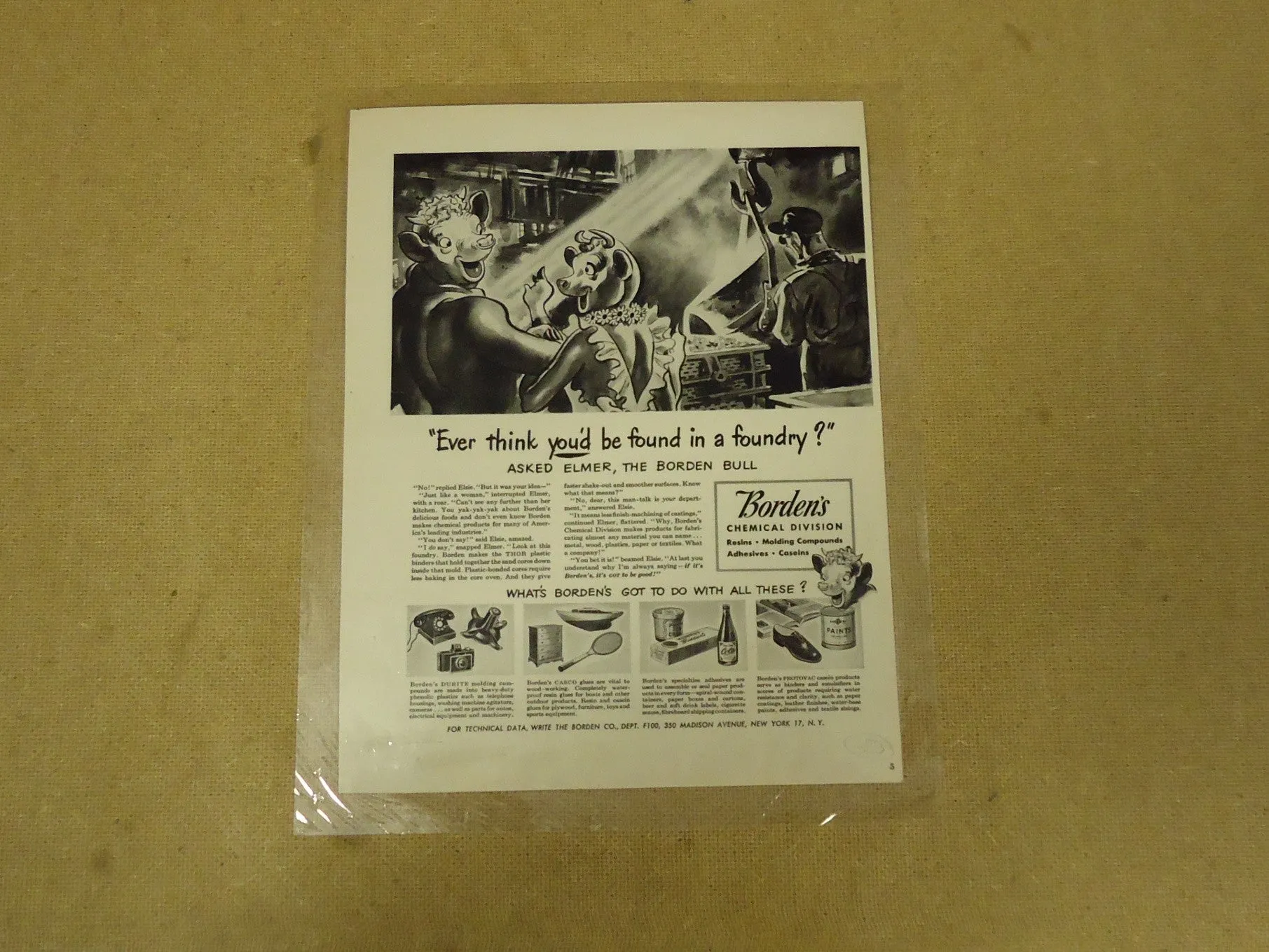 Buick Vintage Laminated Flyer 11in x 11 1/2in Black/White GM Roadmaster Black/White -- Used