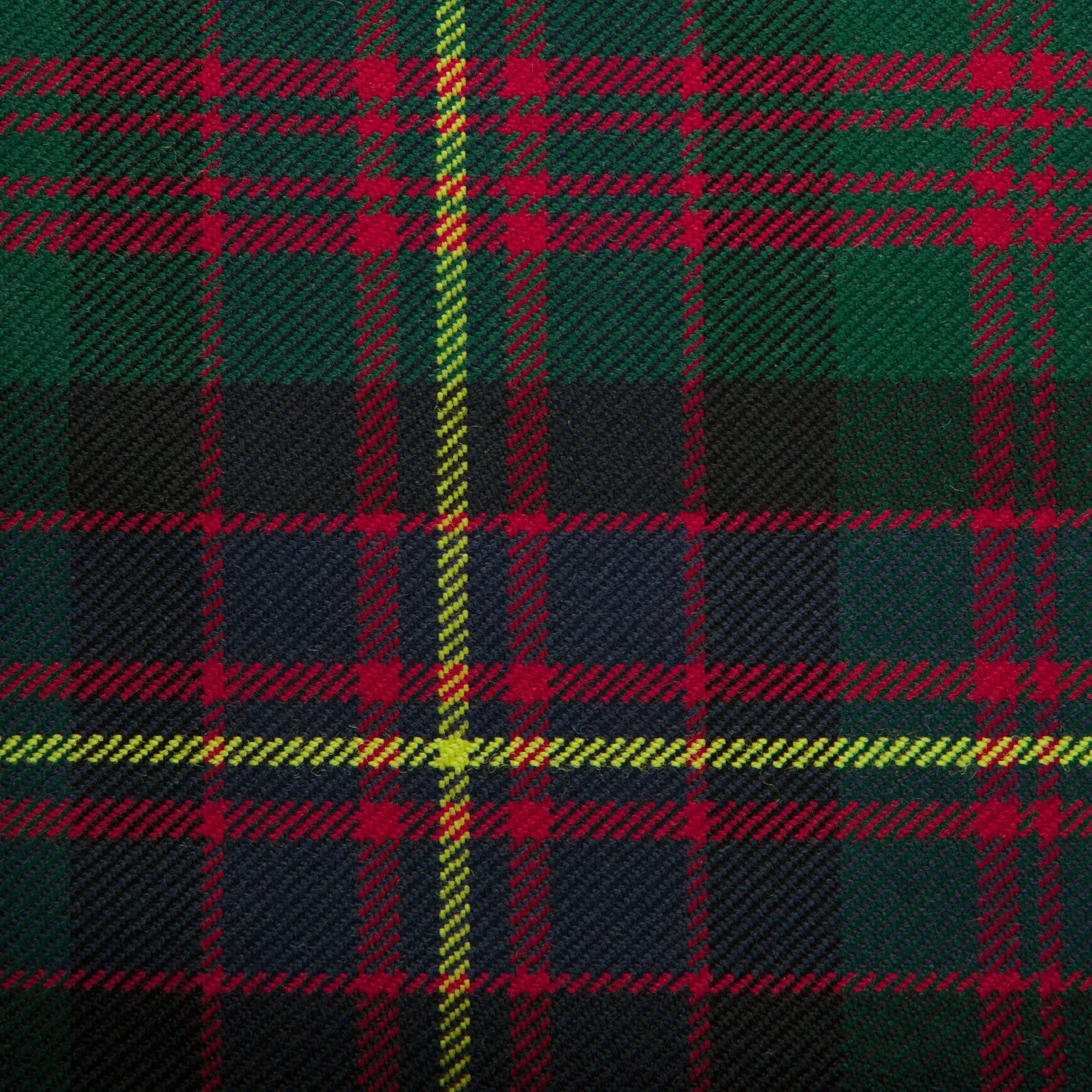 Cameron Of Erracht Medium Caledonian Tartan Check 100% Wool