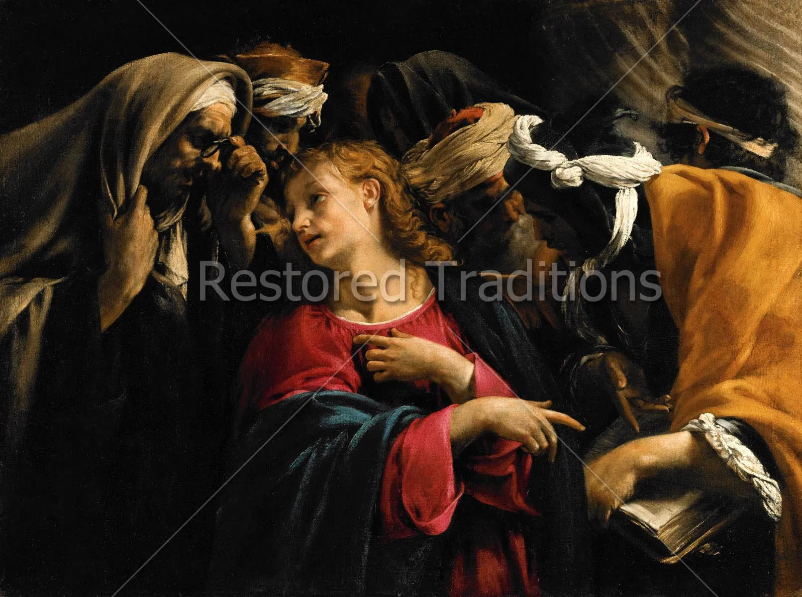 Christ Among the Doctors – Borgianni