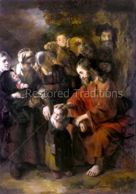 Christ Blessing the Children – Maes