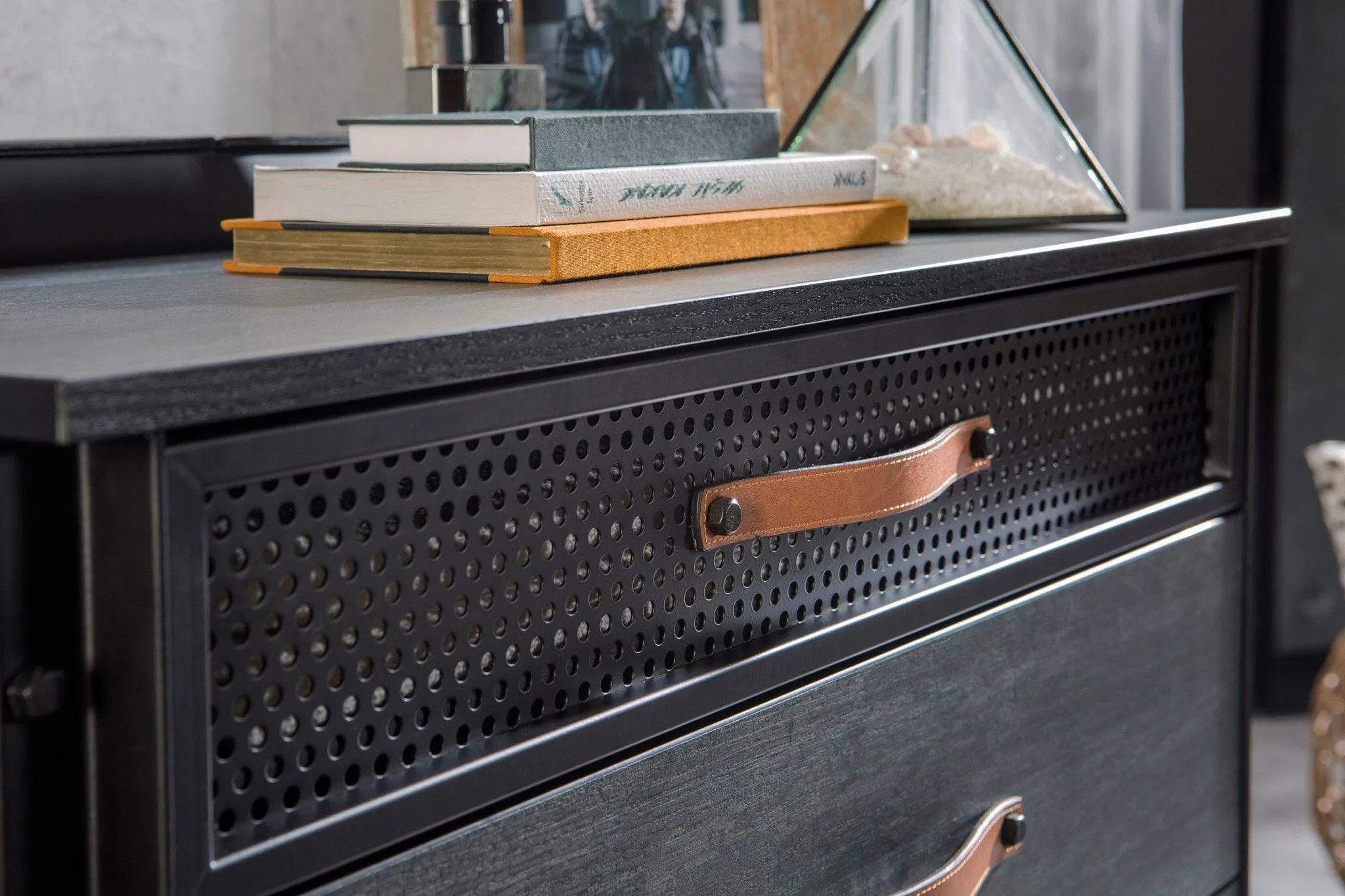 Cilek Dark Metal Dresser