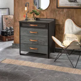 Cilek Dark Metal Dresser