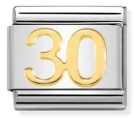 Classic bonded yellow Gold Number 30