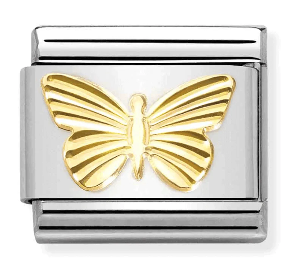 CLASSIC Gold Butterfly Charm