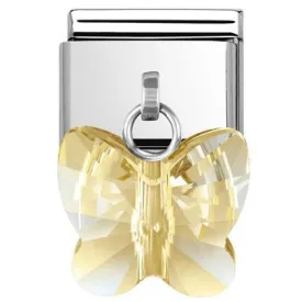 Classic S/steel, butterfly  Gold