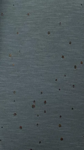 COTTON "SHOTGUN BLAST" NON-STRETCHED JERSEY KNIT WITH SLUB<br><h6>9-SAGE BLUE<br>382JSLB-SHOTGUN</h6>