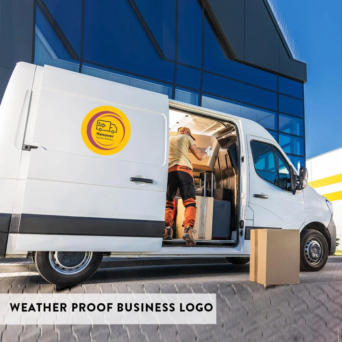 Custom Vinyl Business Window Decals Waterproof Stickers