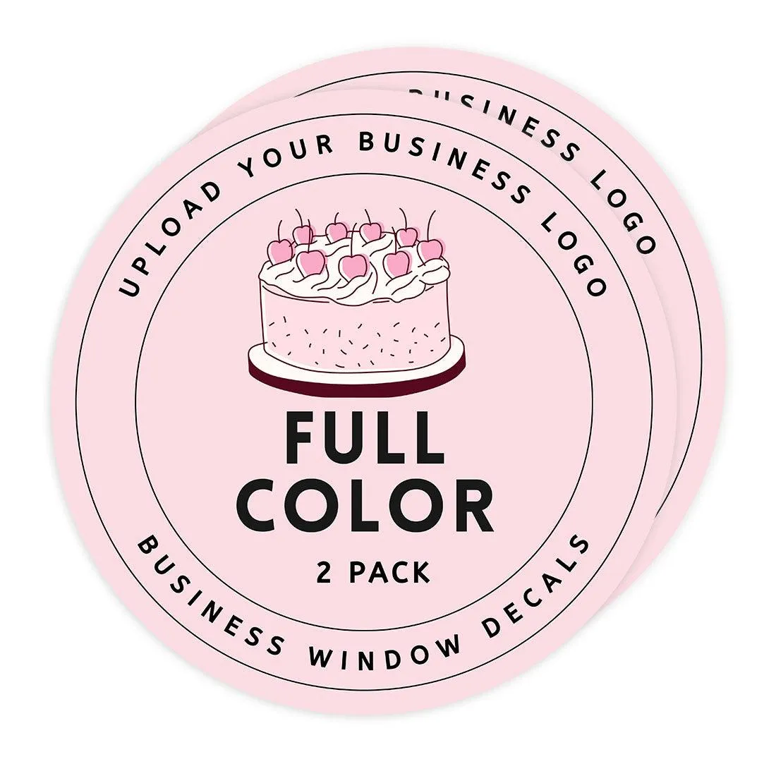 Custom Vinyl Business Window Decals Waterproof Stickers