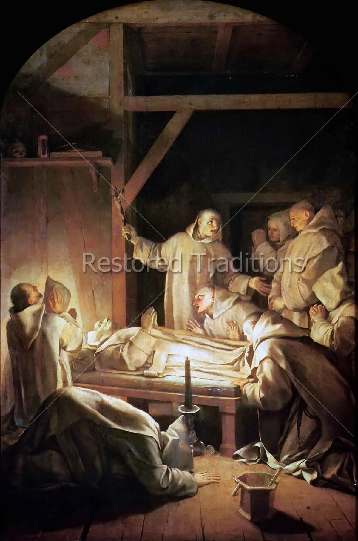 Death of St. Bruno – Le Sueur