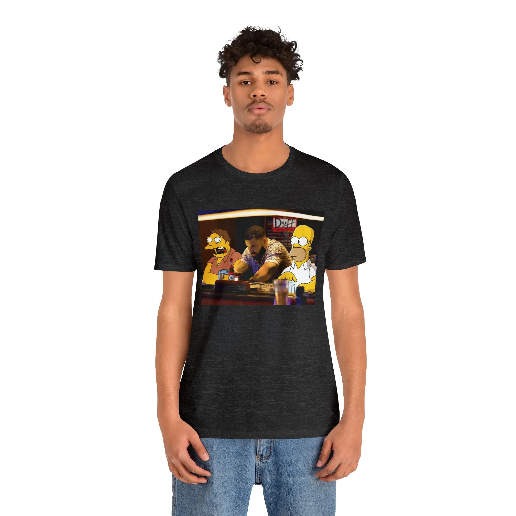 Drake at Moe's Simpsons Duff Unisex Jersey Tee