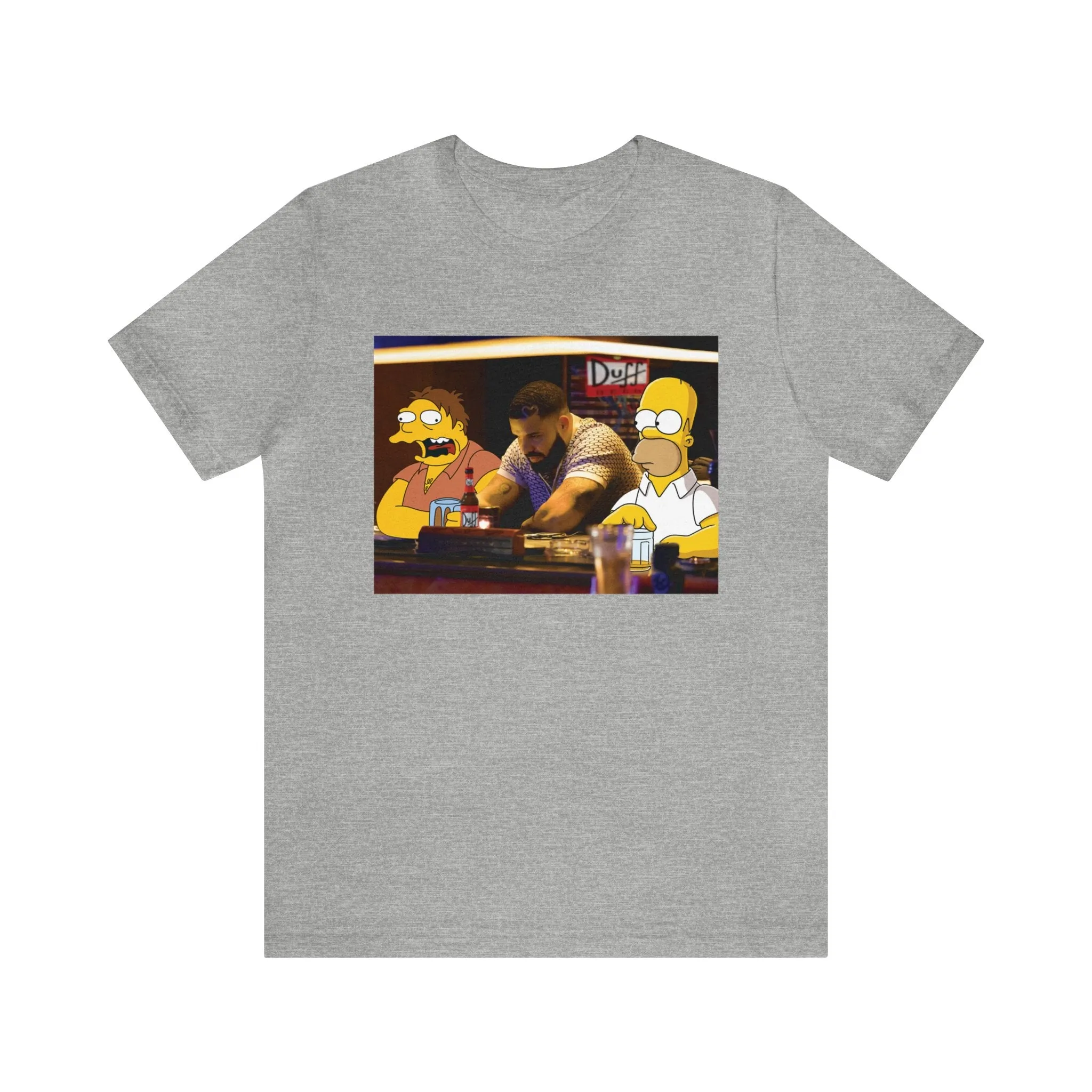 Drake at Moe's Simpsons Duff Unisex Jersey Tee