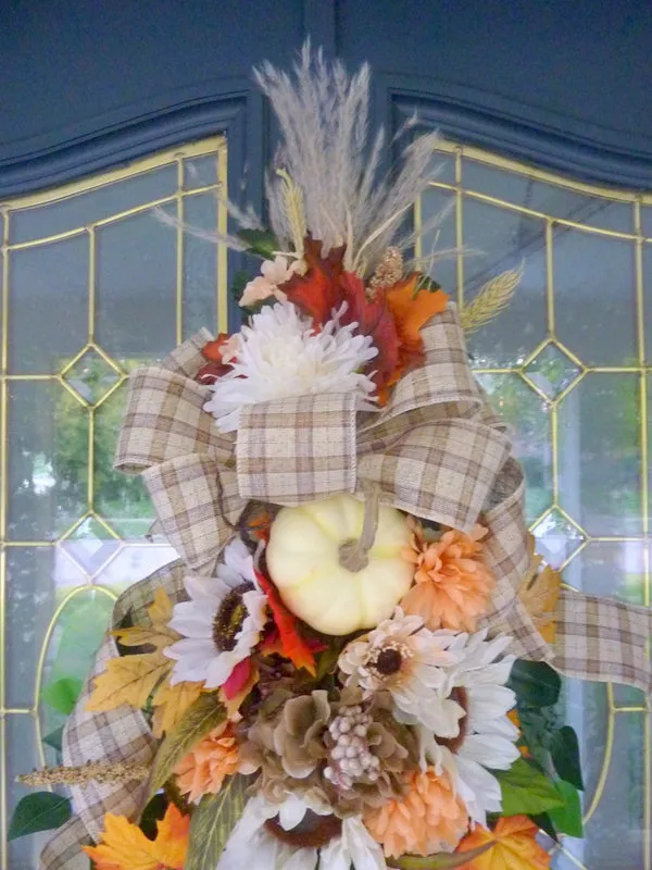 Fall door decorations, Thanksgiving Door Swags, Autumn Wreaths