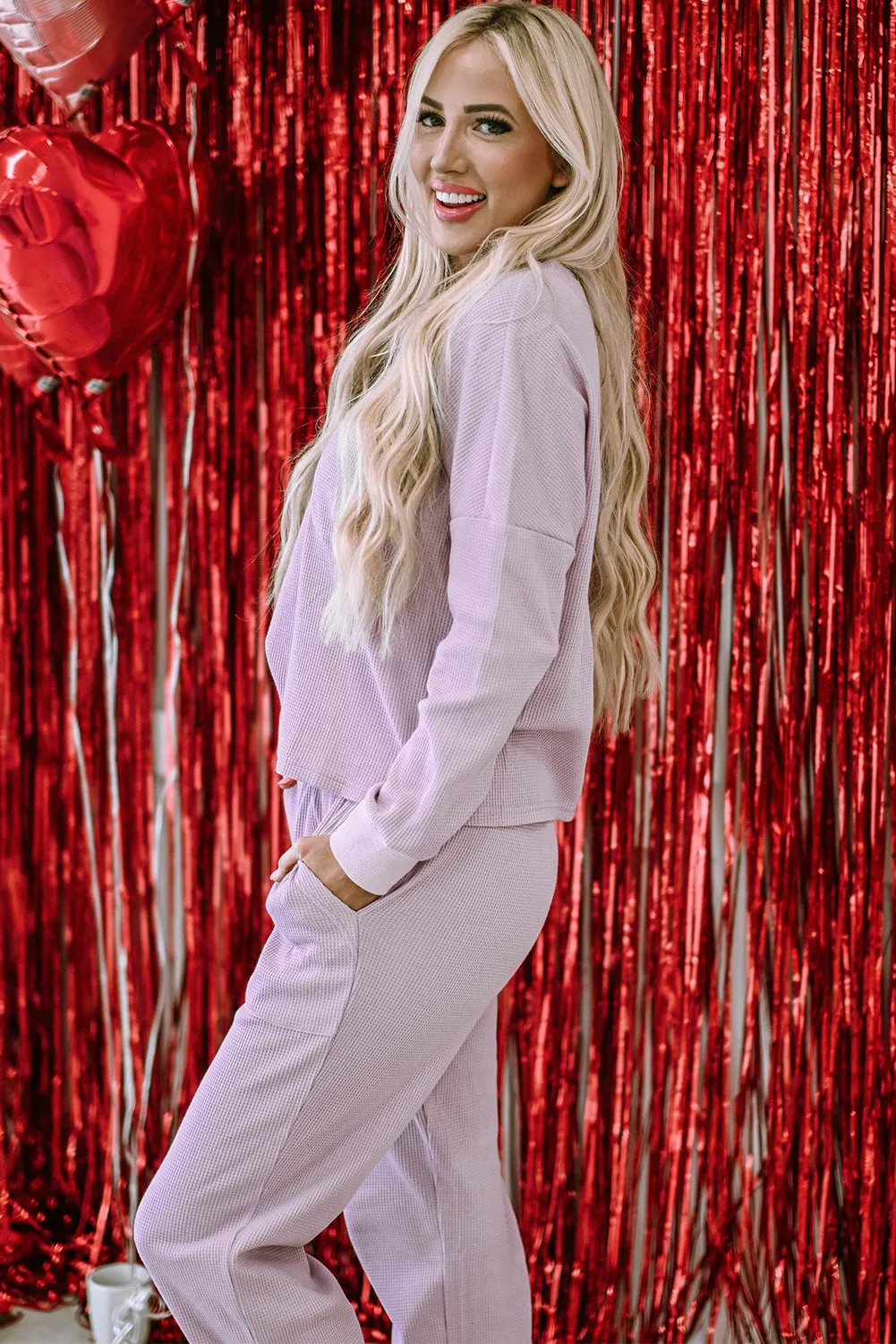 FIELDS OF LILAC JOGGER SET