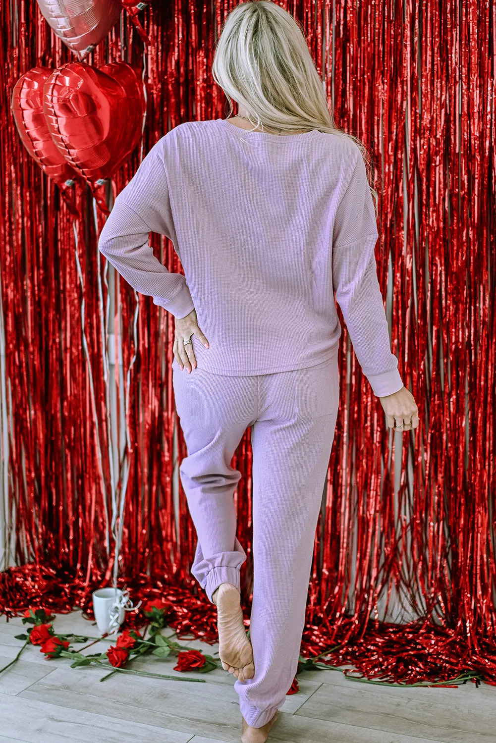 FIELDS OF LILAC JOGGER SET