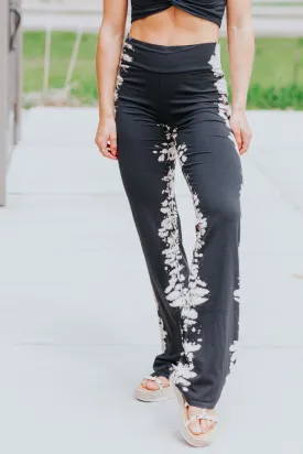 Fight For Me Tie Dye Pants in Black
