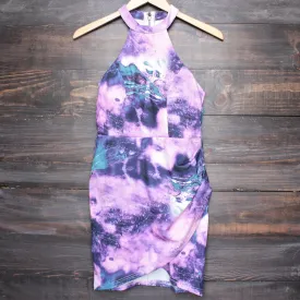 Final Sale - Dahlia Abstract Print Bodycon Dress