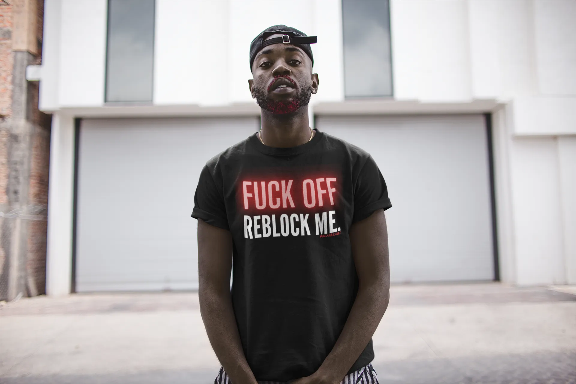 FUCK OFF REBLOCK ME. MEN'S CREW