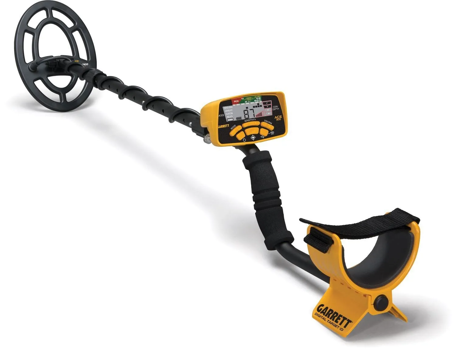 Garrett Ace 300 Metal Detector with Waterproof Search Coil with Pro-Pointer AT