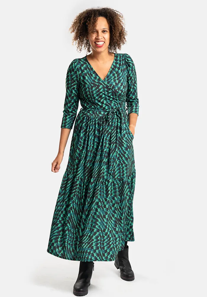 Harlyn Abstract Print Midaxi Dress
