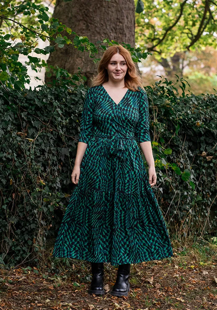 Harlyn Abstract Print Midaxi Dress