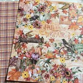 hello pumpkin 12x12 paper by Graphic 45
