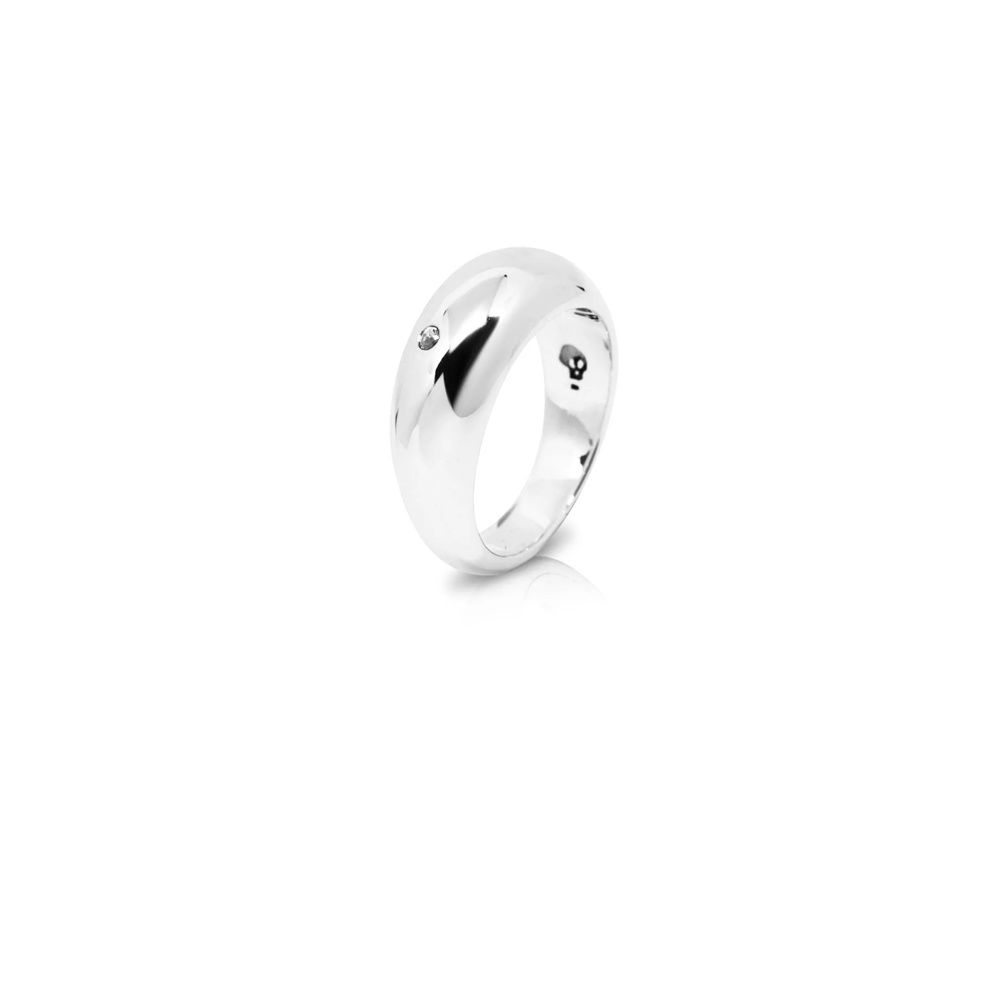High Domed Signet w/ Stone