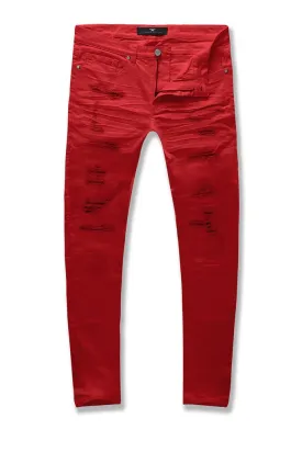 Jordan Craig-Sean-Tribeca Twill Pants-Red-JS91521R