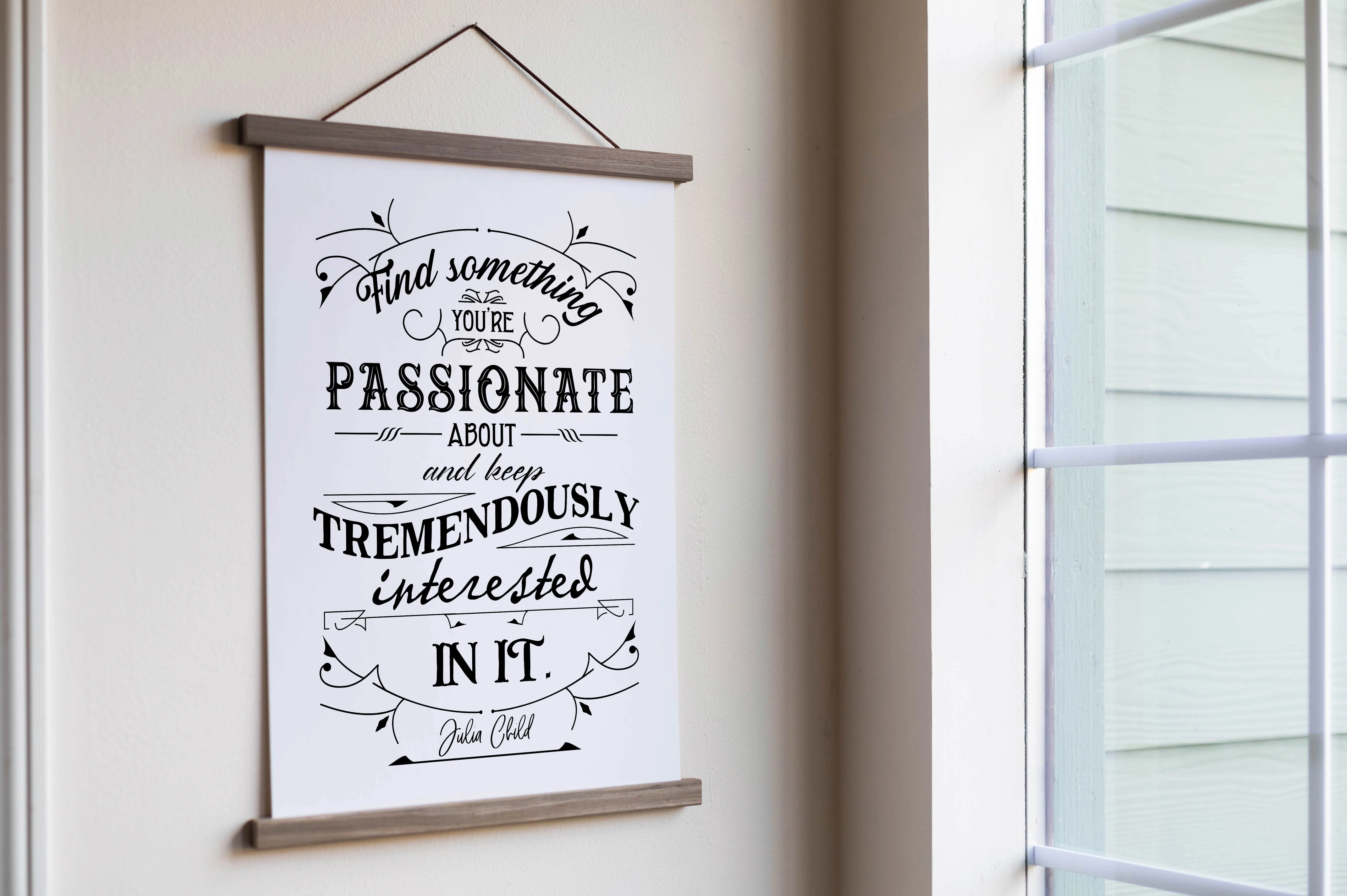 Julia Child Quote Poster