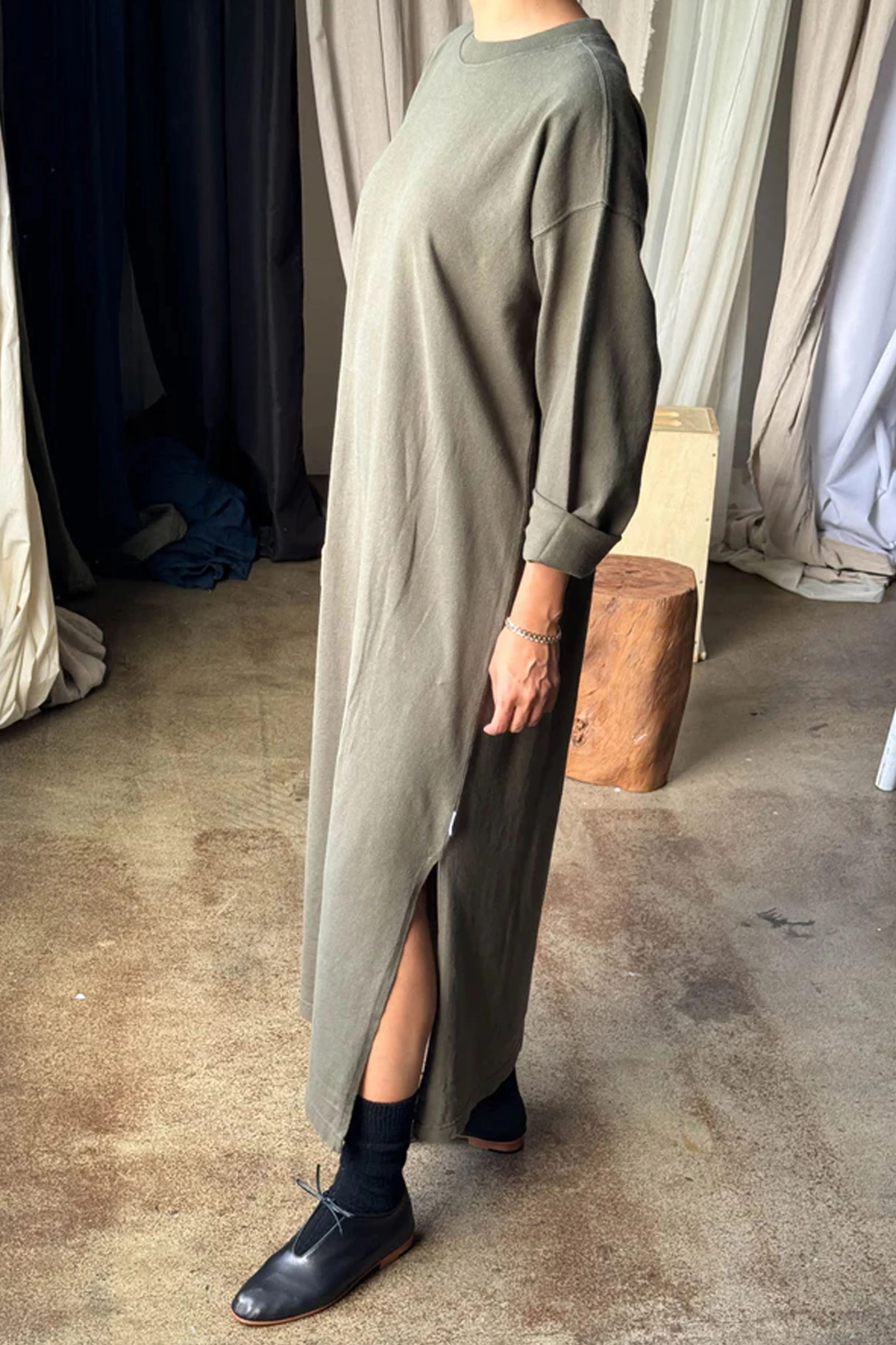 Le Bon Shoppe Sunday Olive Dress