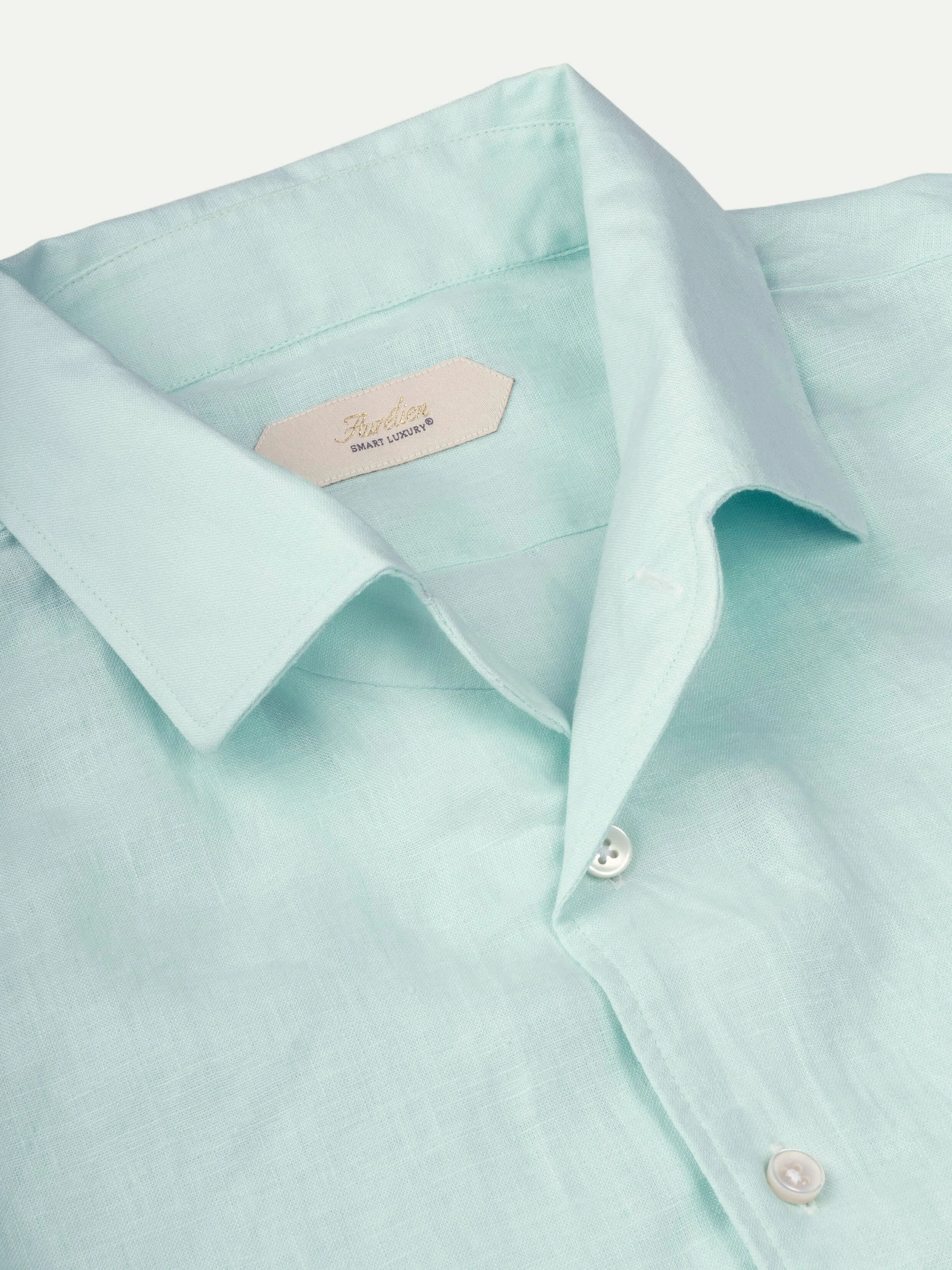 Light Green Linen Seaside Shirt