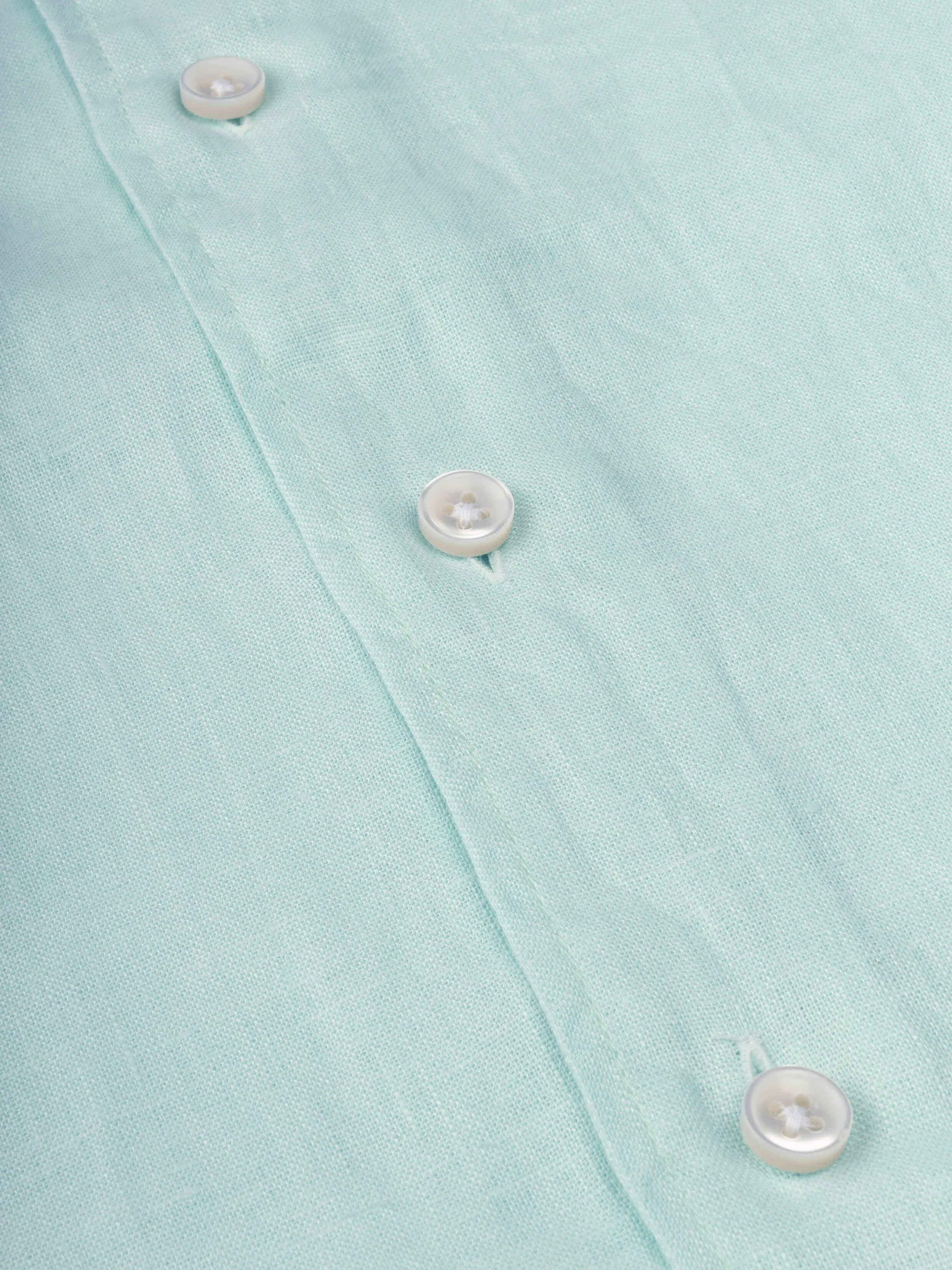 Light Green Linen Seaside Shirt