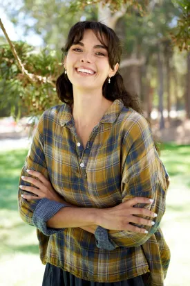 Lissa - Double Cotton Gauze Plaid